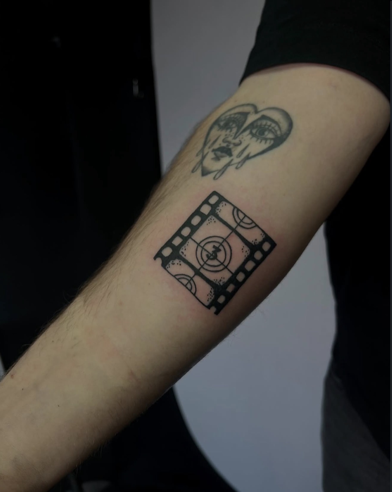 Film frame, forearm